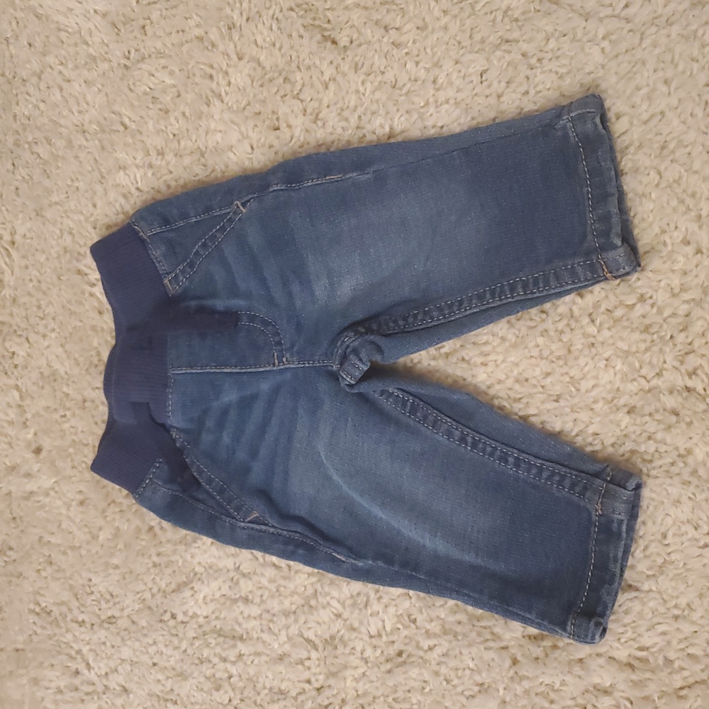 5 For 25$ Okie Dokie Blue Denim Jeans‎ Baby Size Newborn